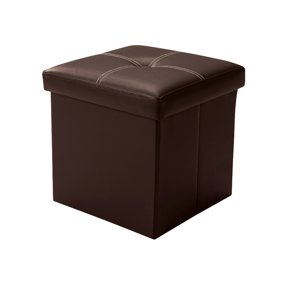 12'' Cube Ottoman Pouffe Storage Box Lounge Seat Footstools, Stool Seat