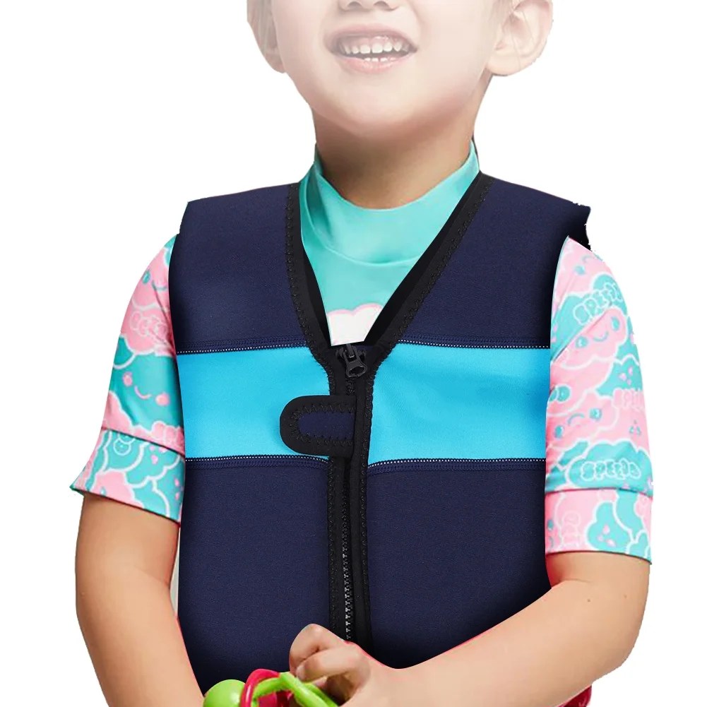 FAGINEY Swim Jacket, Children Swimming Float Suit Swim Vest Jacket For