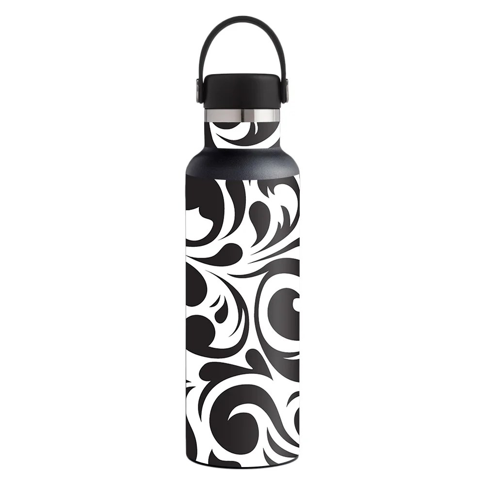 Skin Decal Wrap for Hydro Flask 21 oz. Standard Mouth sticker Swirly