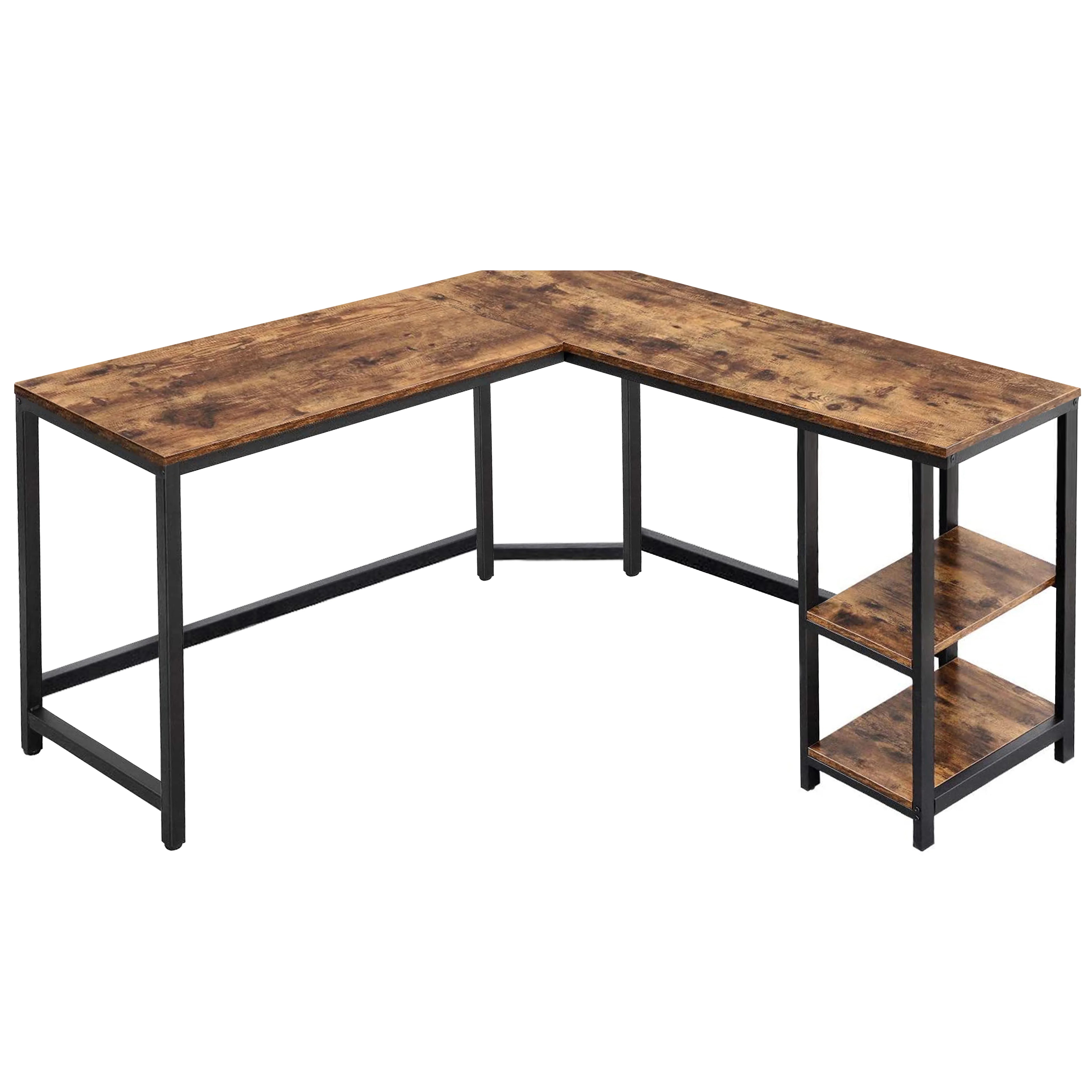 VEIKOUS 54'' LShaped Writing Computer Table for Home Office, Corner