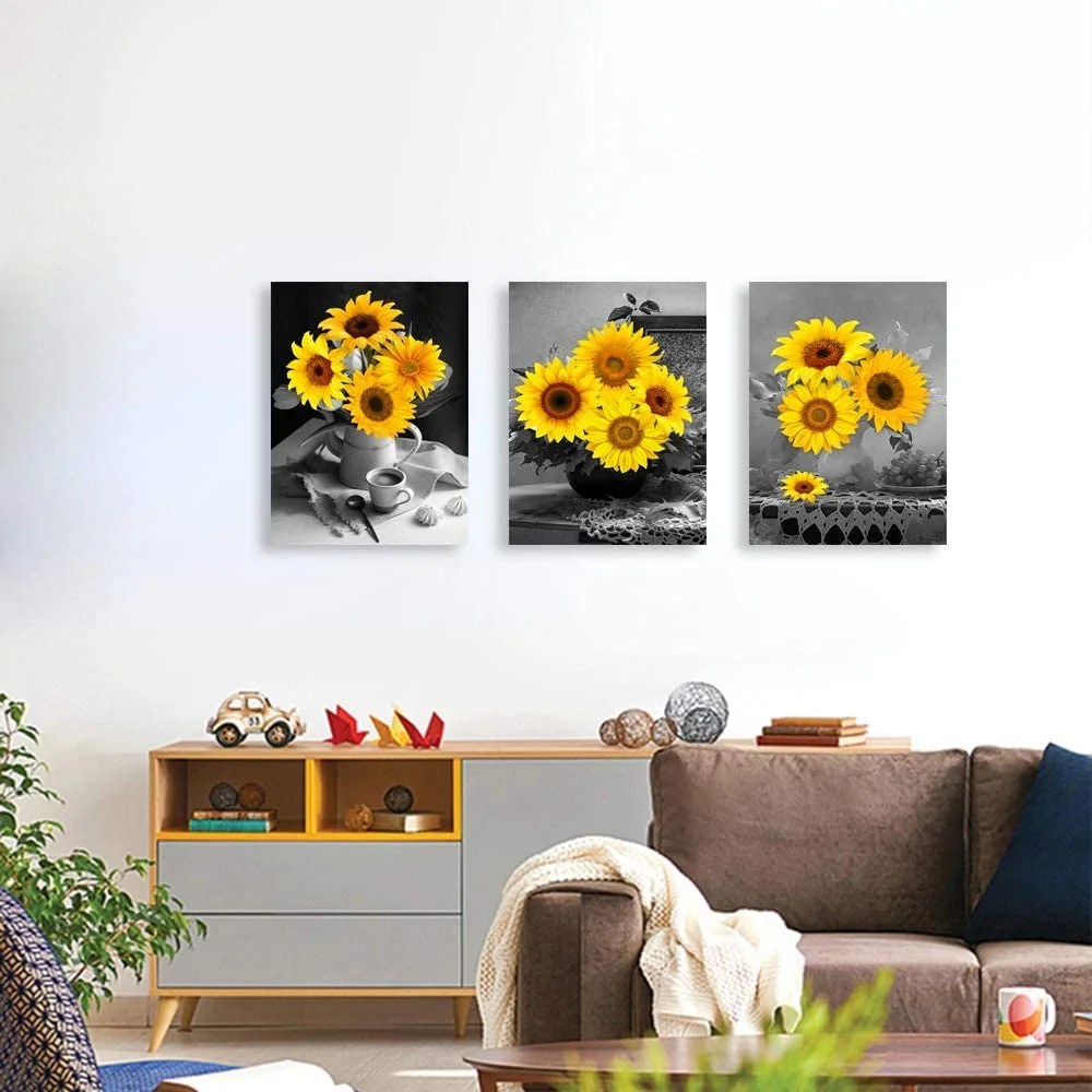 Wendana Canvas Wall Art for Living Room Bathroom Wall