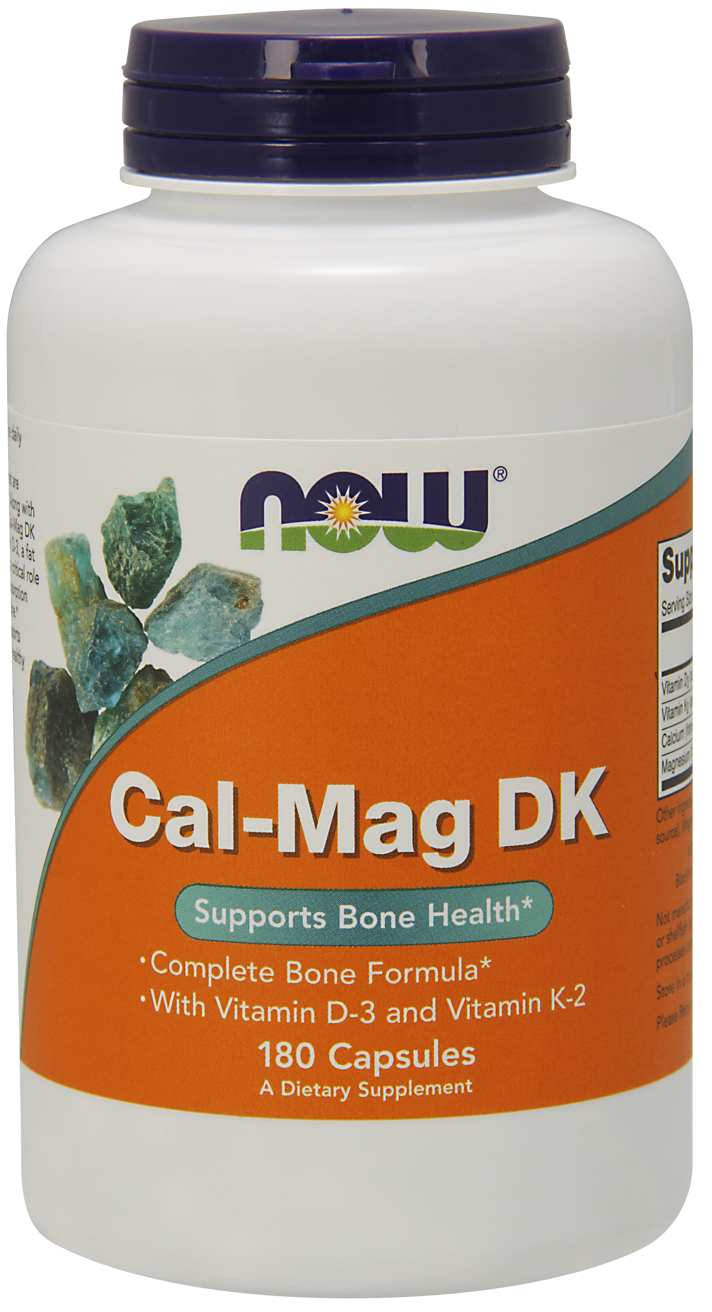 NOW Supplements, CalMag DK with Vitamin D3 and Vitamin K2, Supports