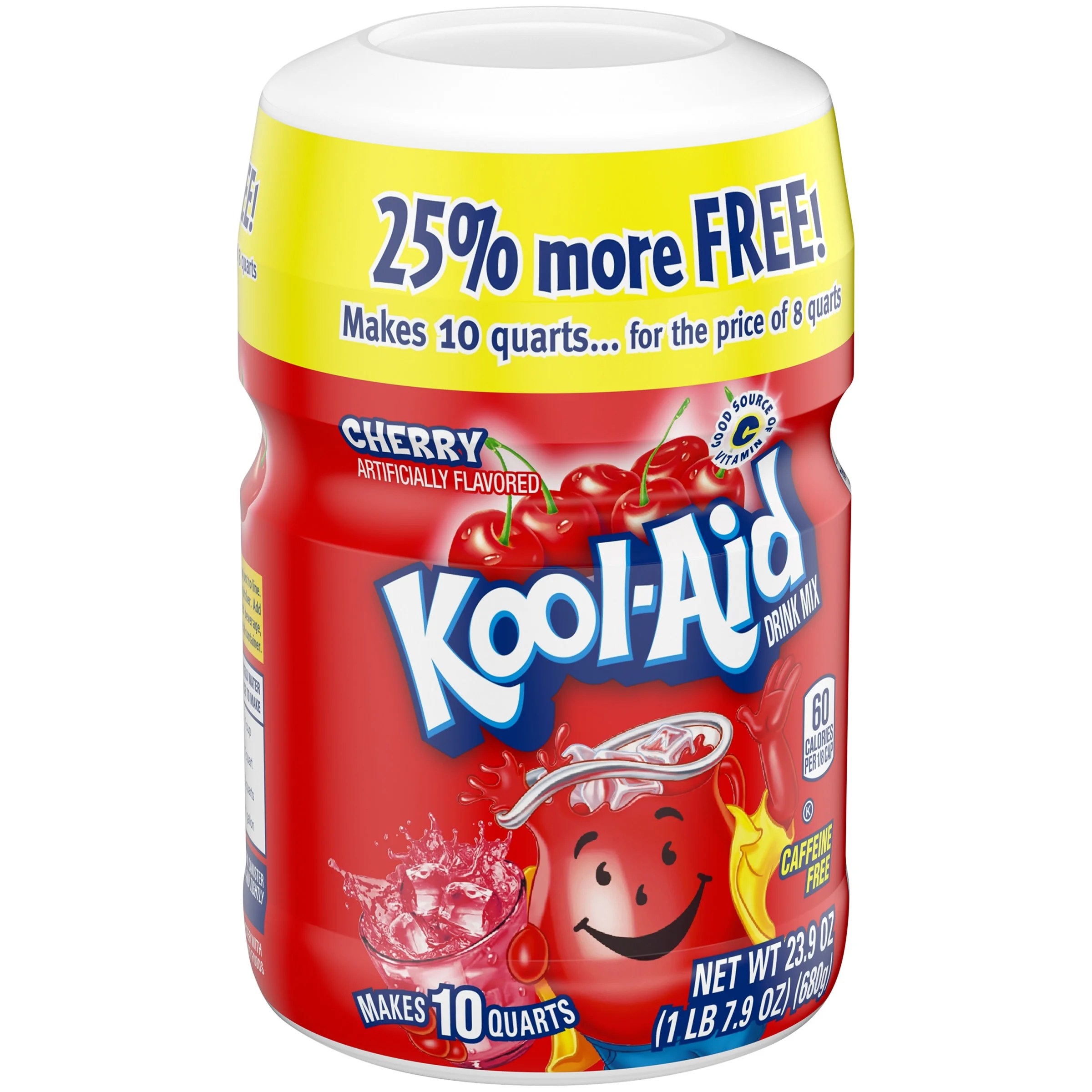 KoolAid Sugar Sweetened CaffeineFree Limited Time 25 More Cherry