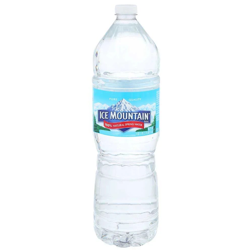 Ice Mountain Spring Water, 50.7 Fluid Ounce Pet Bottle 12 per Case