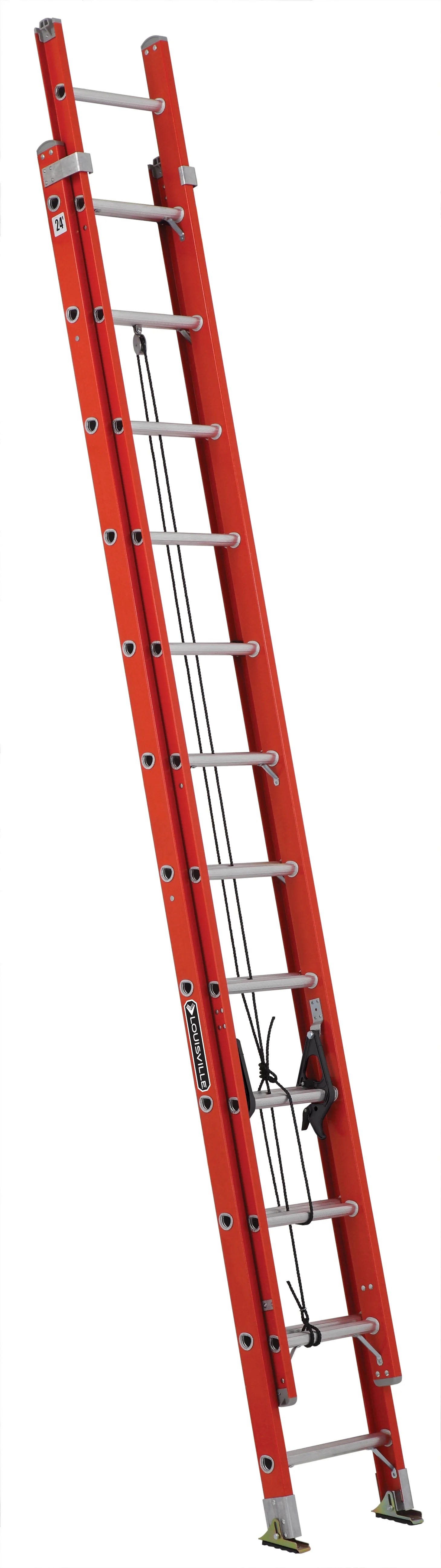 Louisville Ladder FE3224 24 ft. Fiberglass Extension Ladder, Type IA