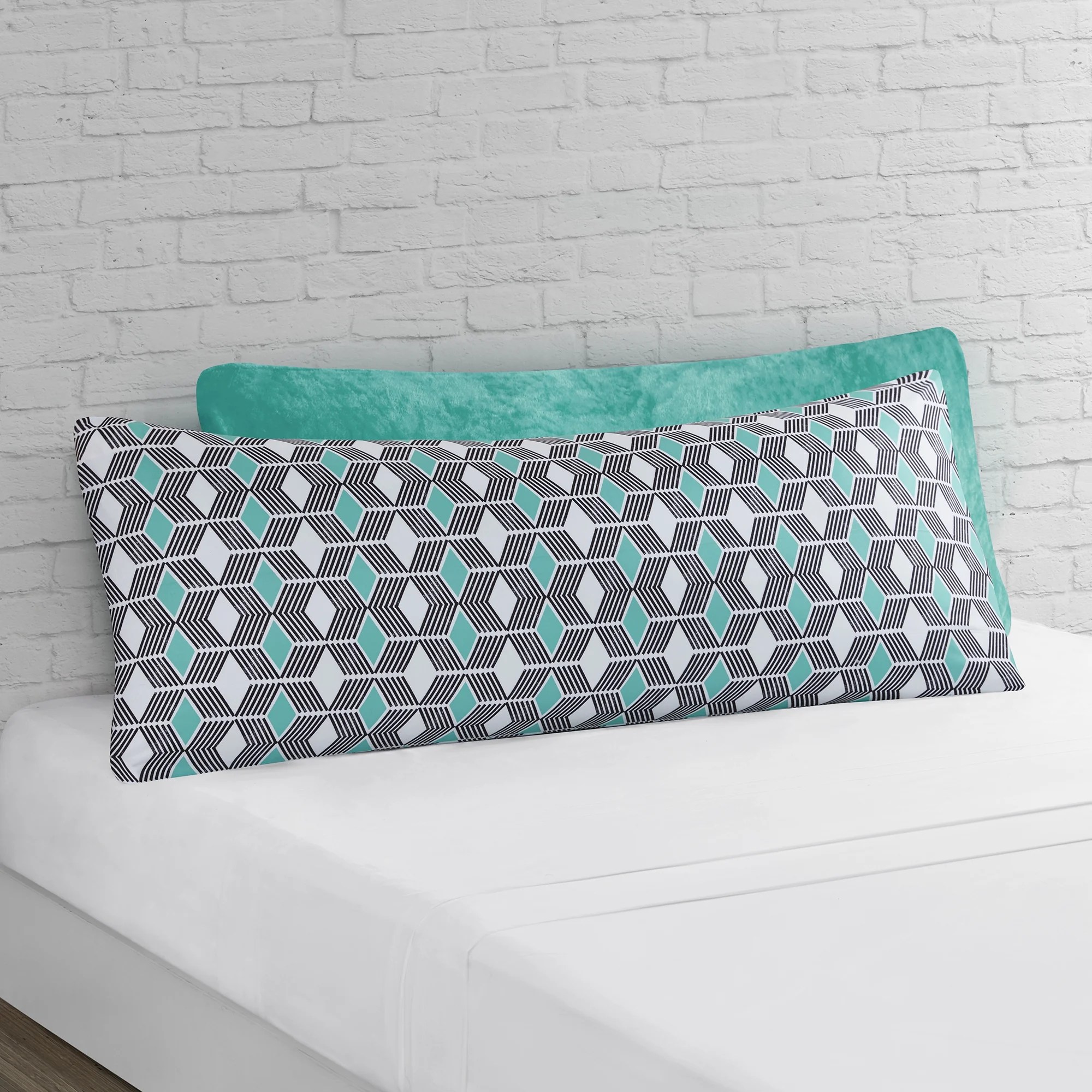 Mainstays Assorted Designs Body Pillow Covers, 2 Count - Walmart.com
