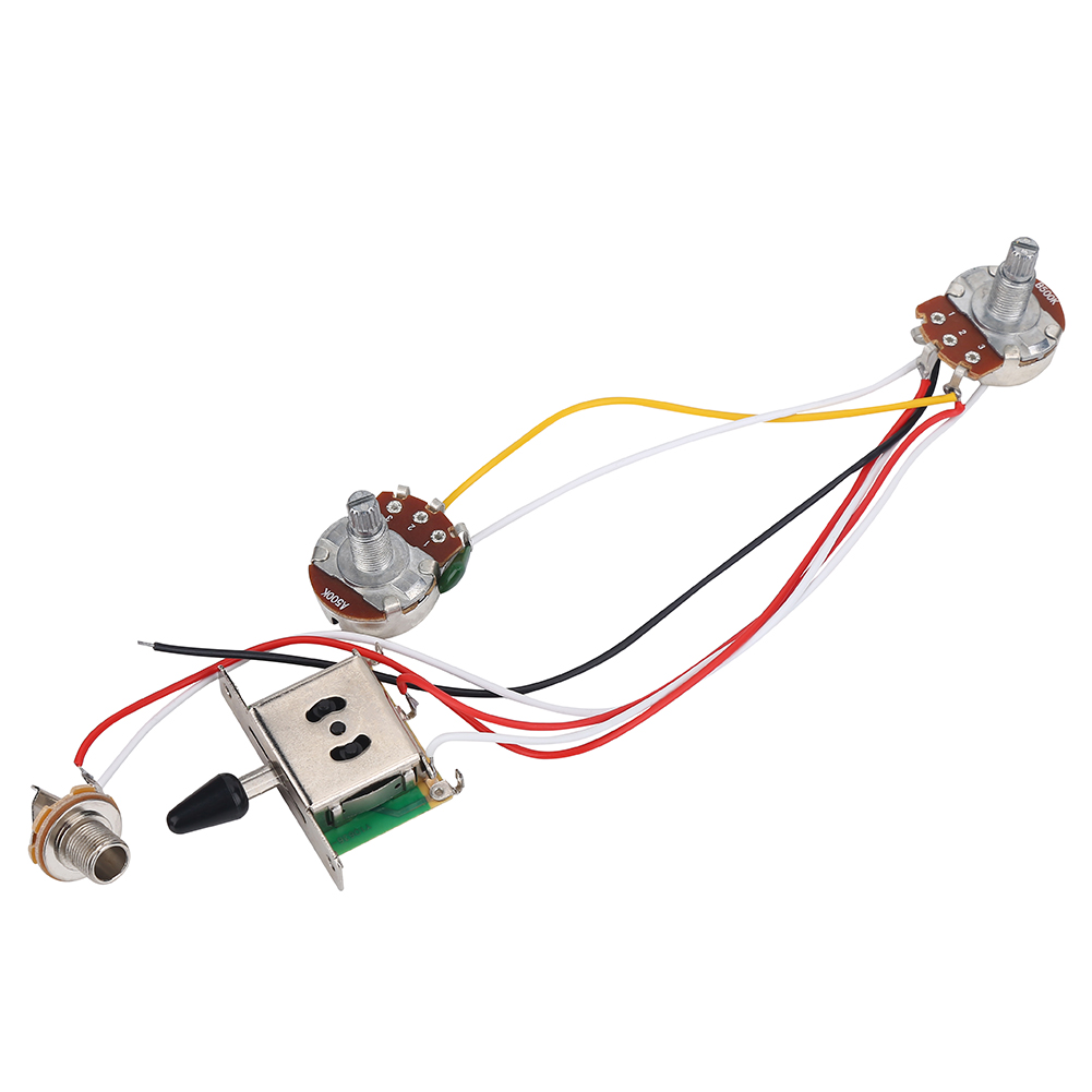 Tebru Wiring Harness, Guitar Wiring Harness, A500K Push Tebru Wiring Harness, Guitar Wiring Harness, A500K Push