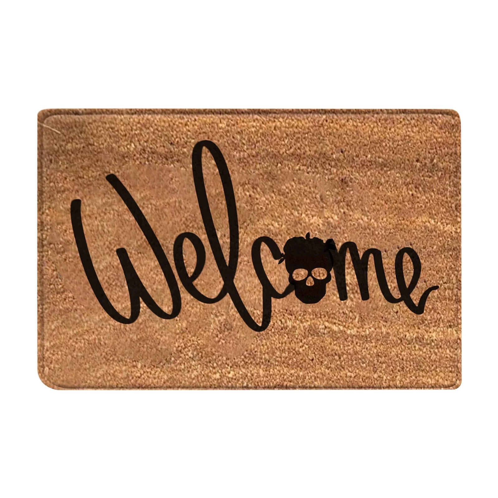 MIANHT Halloween Door Mat Cartoon Floor Mat Hallway Kitchen Foot Mat