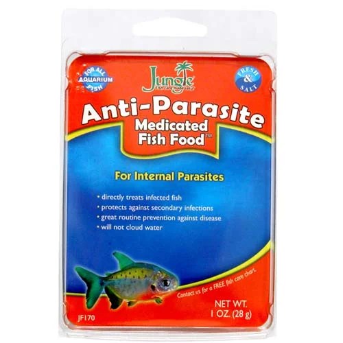 AntiParasite Medicated Fish Food, 1 oz.