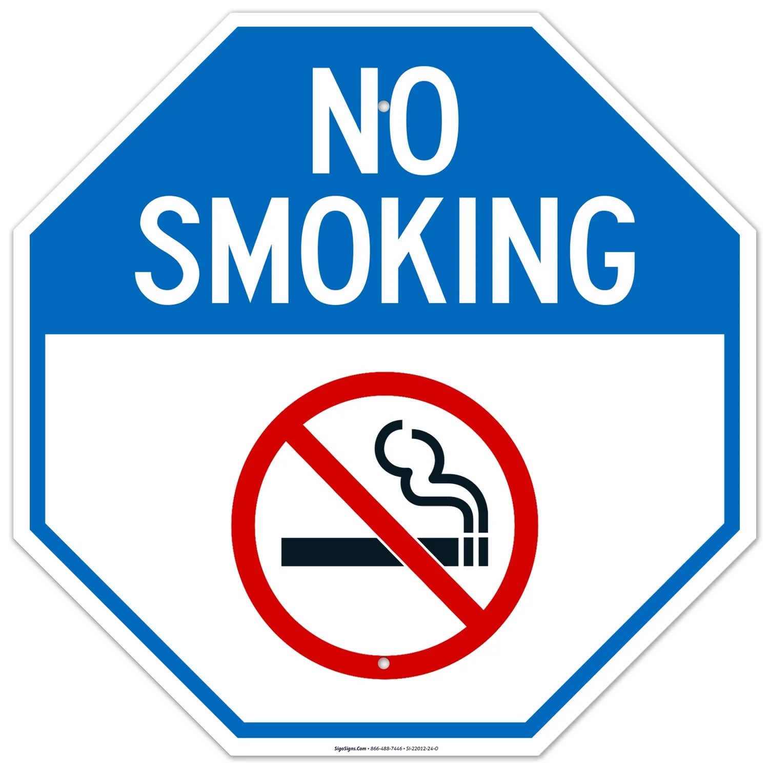 No Smoking Sign, (SI22012)
