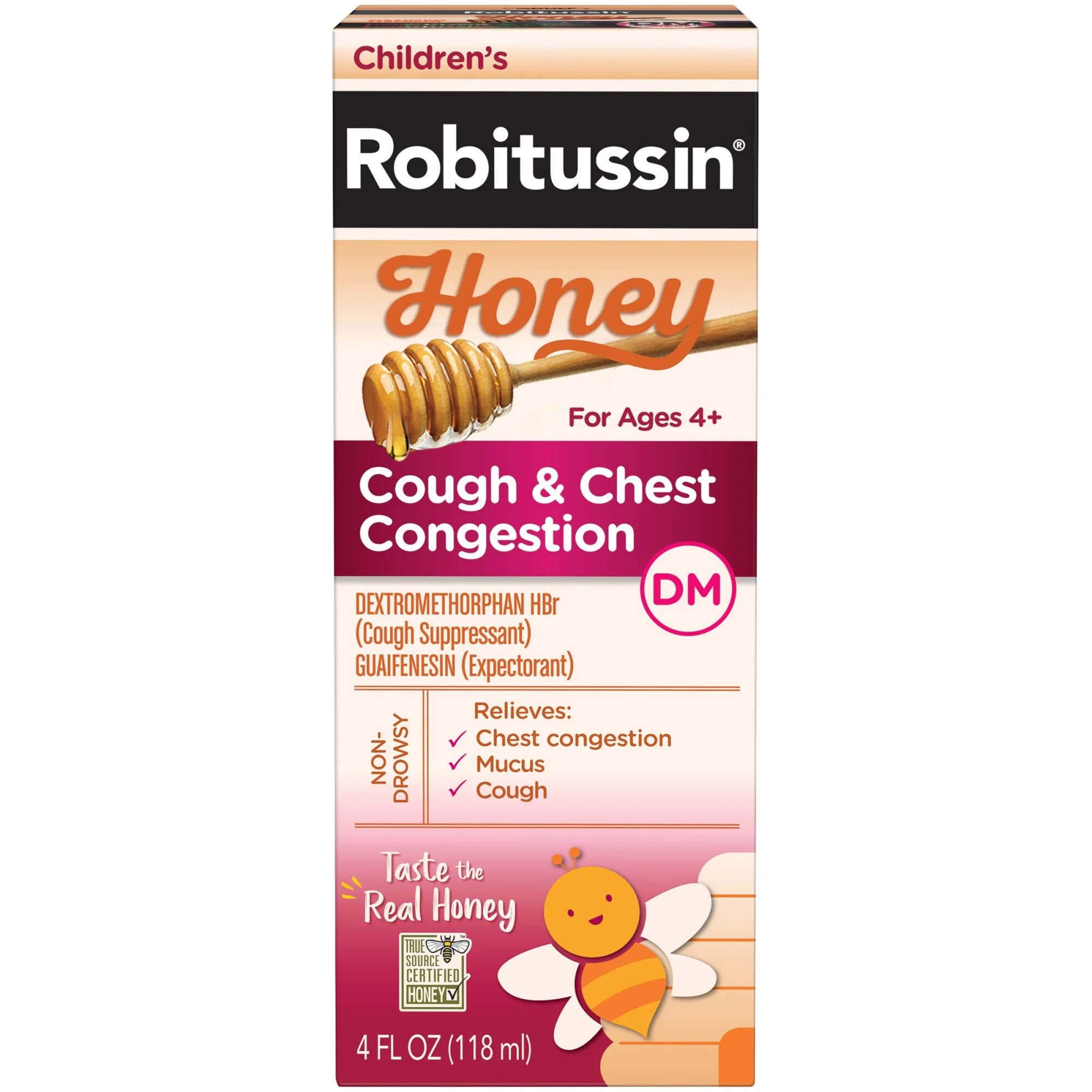Children's Robitussin Honey Cough & Chest Congestion Dm, Children's
