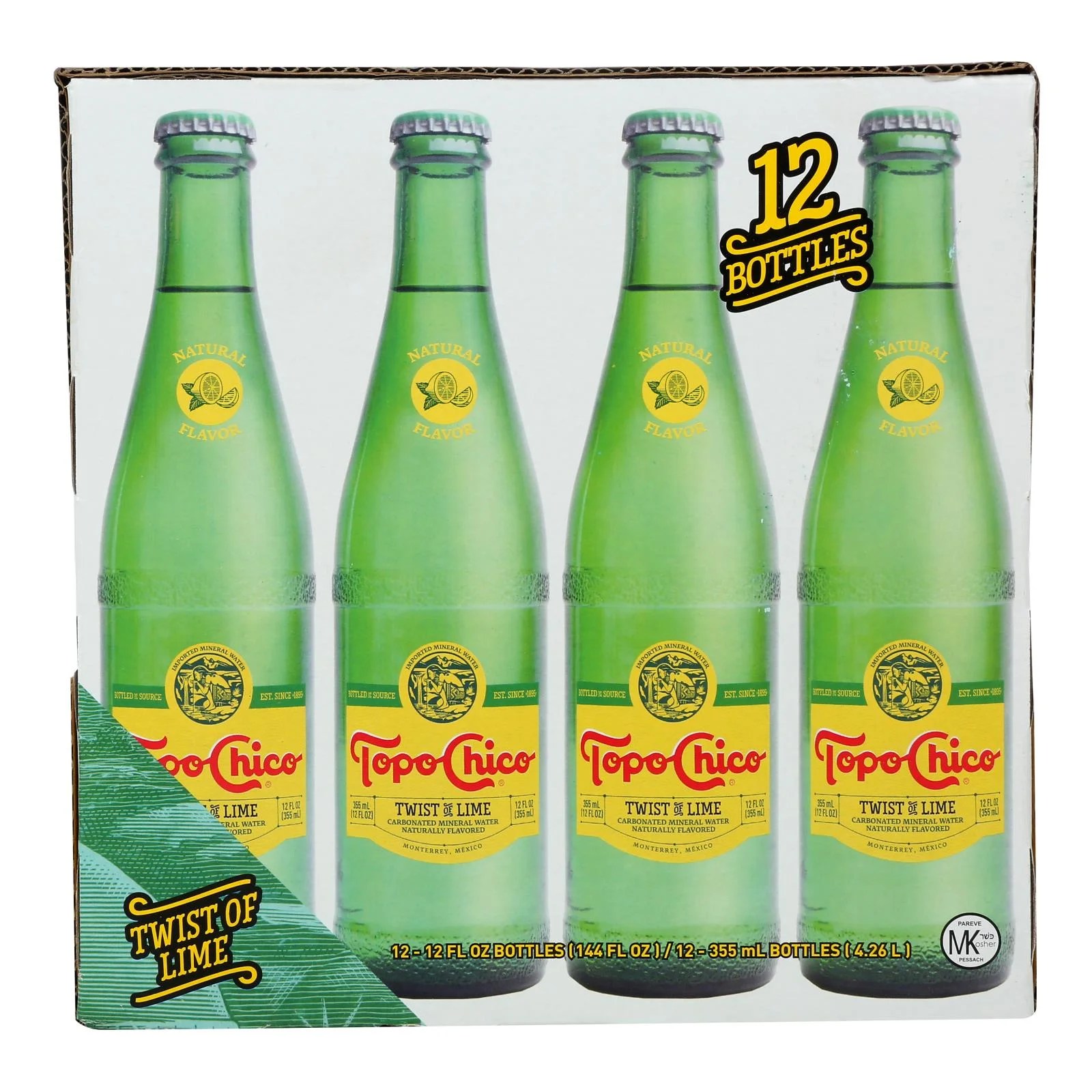 Topo Chico Water Sparkling Twst Lime 1 Each 12/12 Fz Walmart