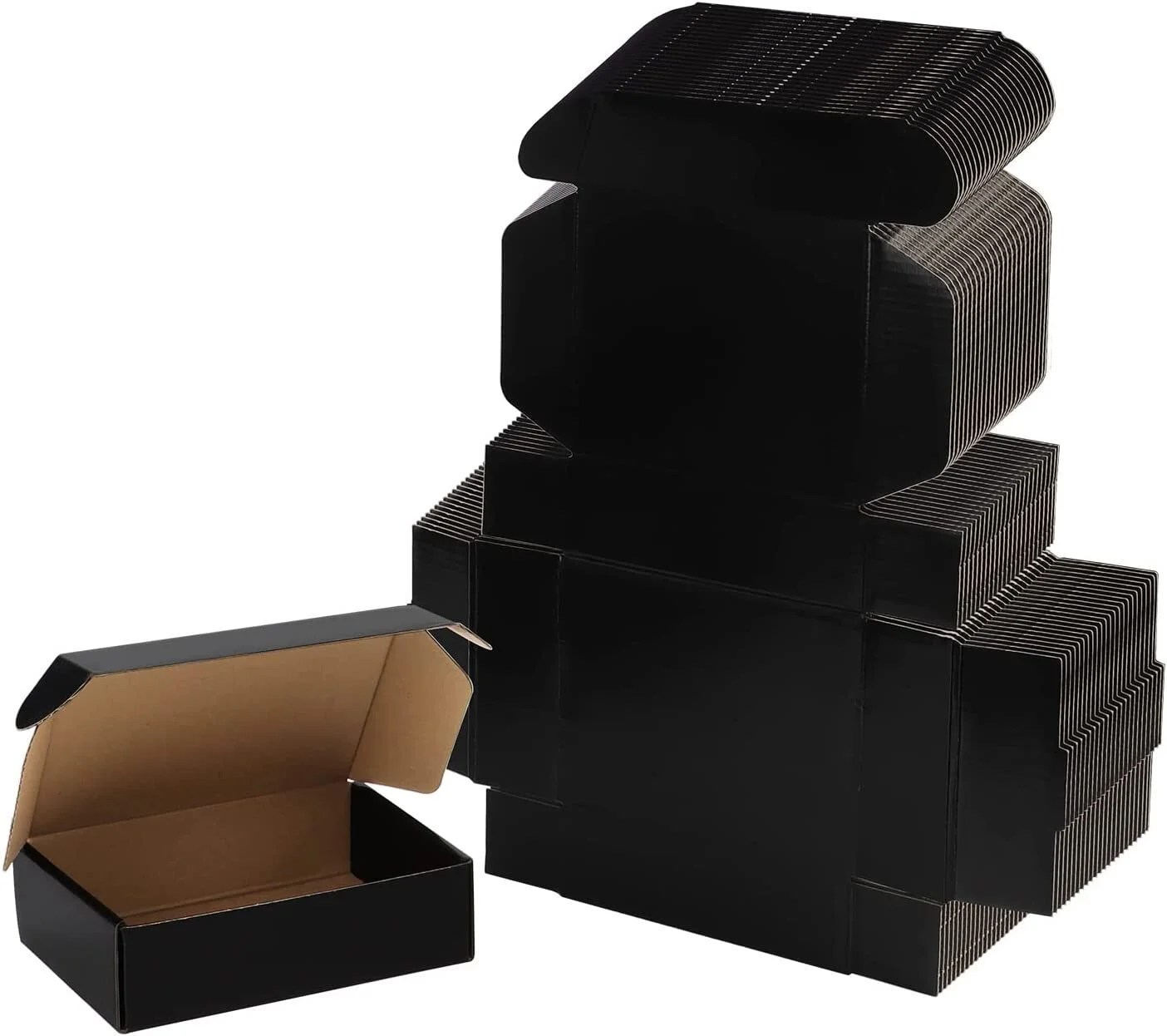 PHAREGE 7x5x2 Small Shipping Boxes Set of 25, Corrugated Cardboard Box