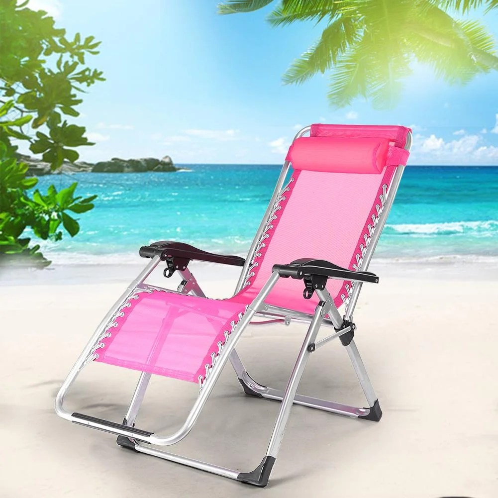 Mgaxyff Long Beach Folding Lounge Chair Portable Mgaxyff Long Beach Folding Lounge Chair Portable