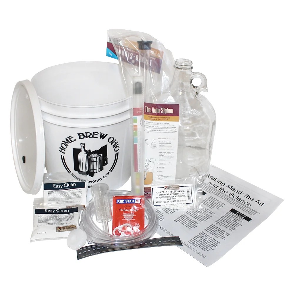 Home Brew Ohio One Gallon Mead Starter Kit