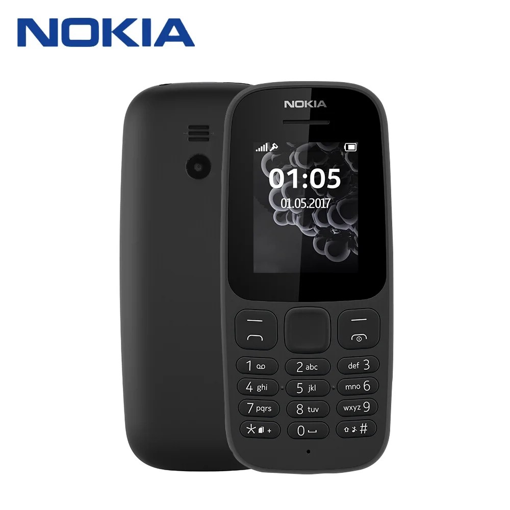 Nokia 105 2G GSM Feature Phone Dual SIM 32MB 800mAh FM Calculator Alarm