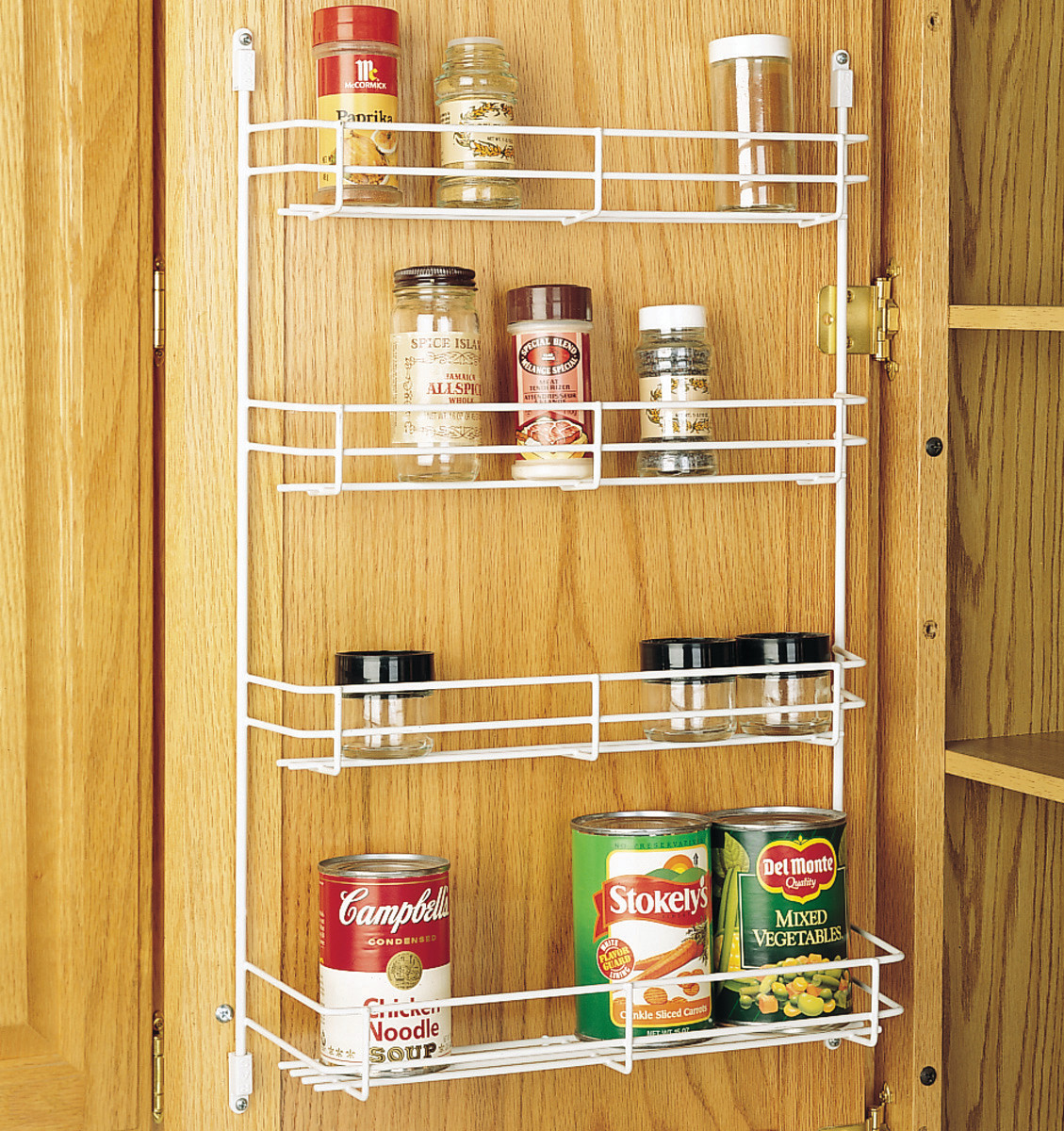 RevAShelf 565852 565 Series 7.875" Wide Door Mount Wire Spice Rack