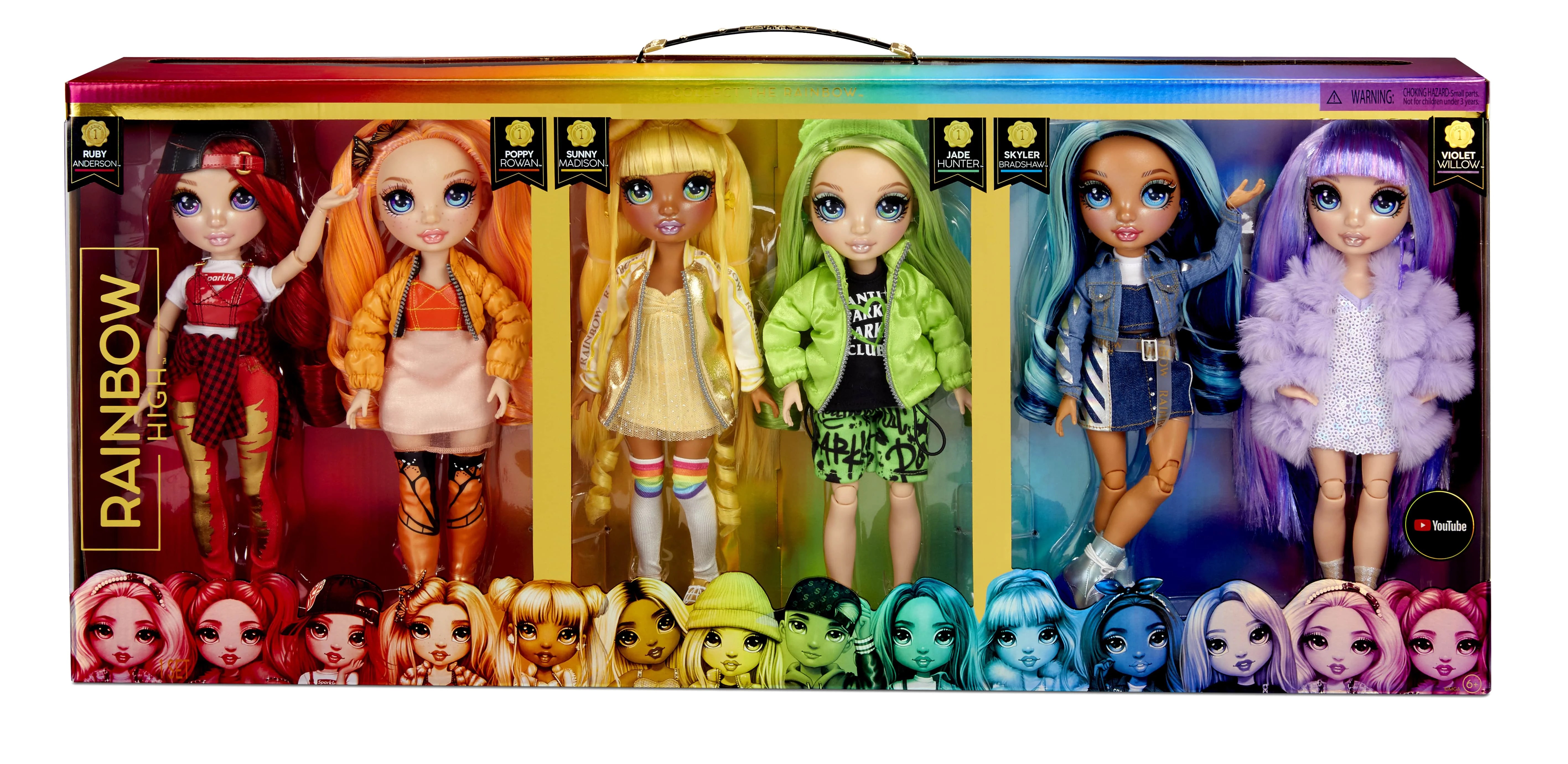 Rainbow High Original Fashion Doll Playset, 30 Pieces