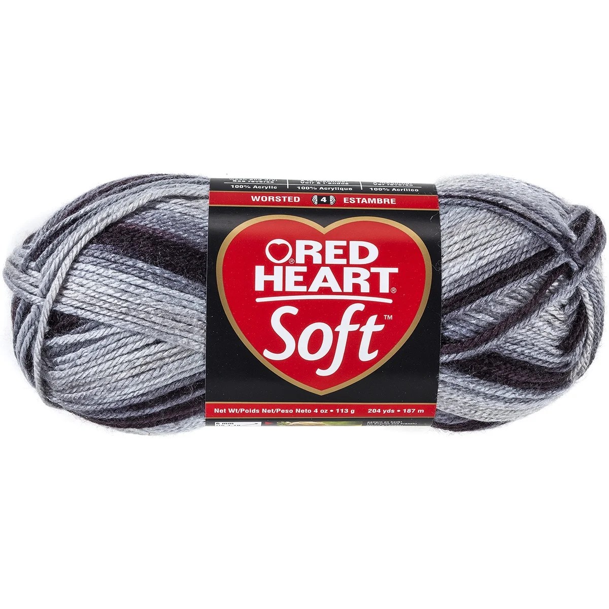 Red Heart Soft YarnGreyscale