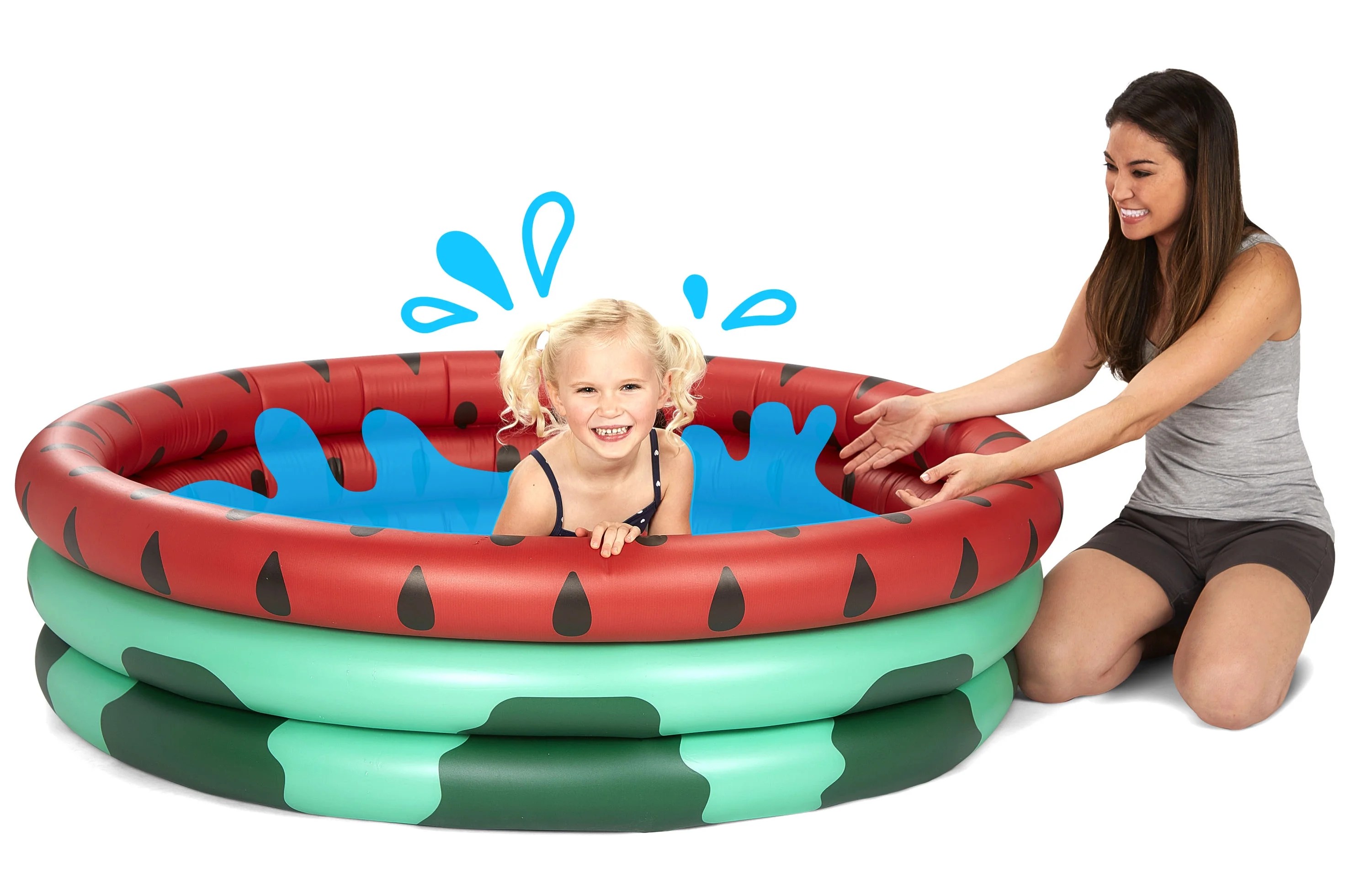 BigMouth Inc. Watermelon Lil' Inflatable 5' Kiddie Pool, Durable and