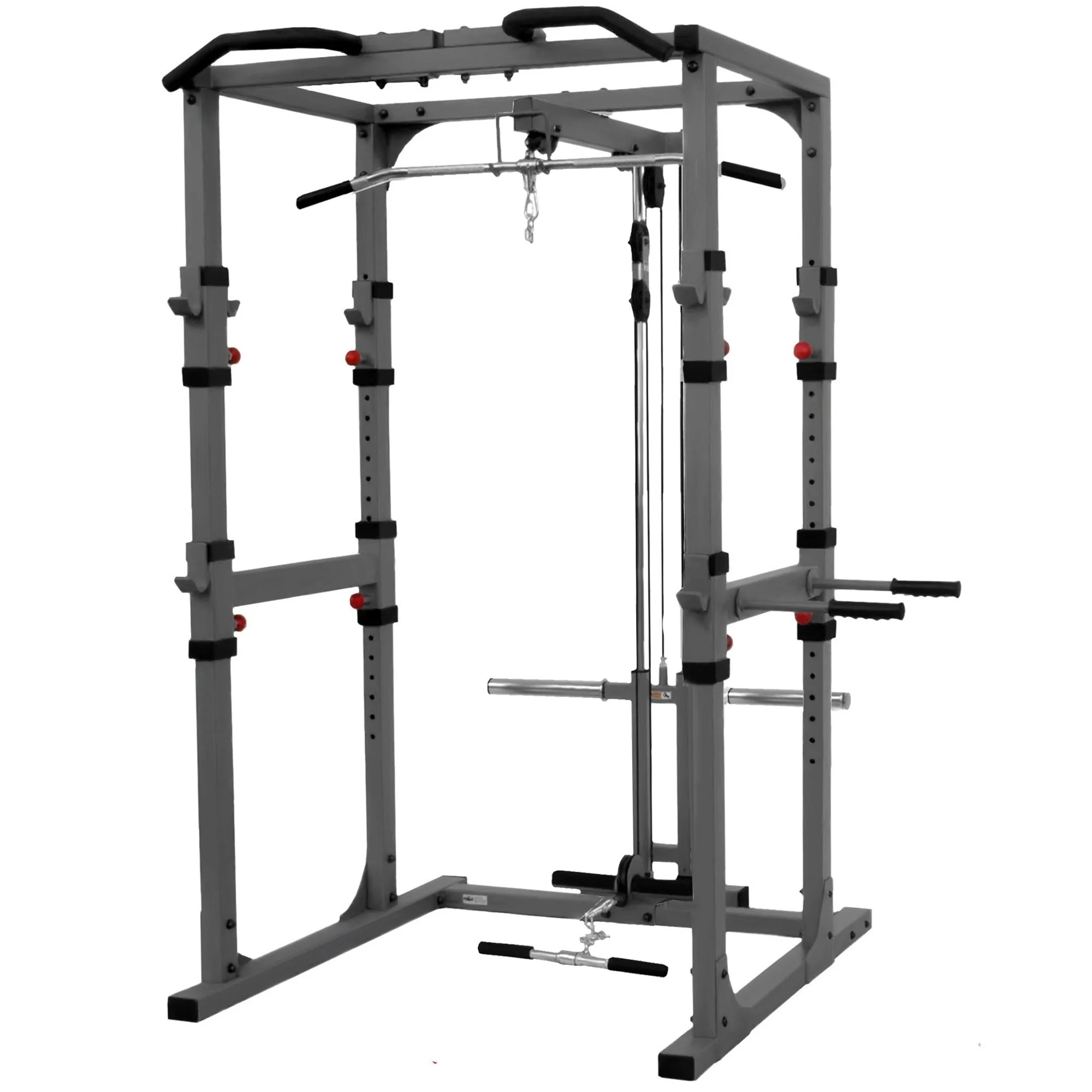 XMark Power Cage with Lat Pulldown and Low Row Attachment