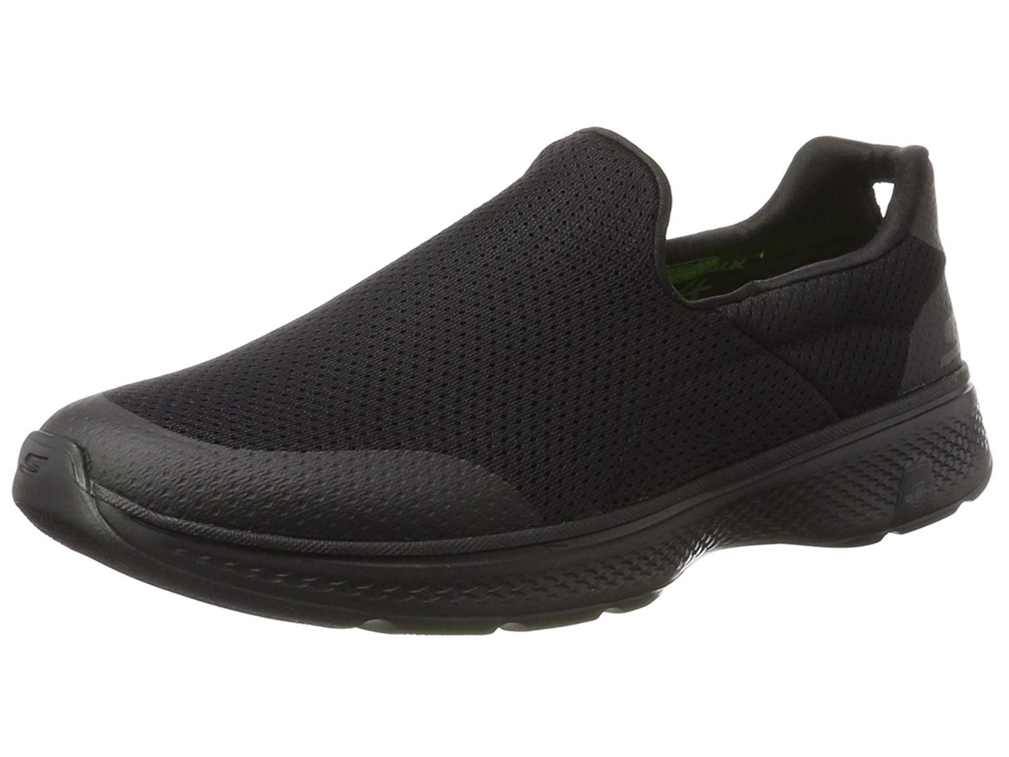 Skechers Mens Incredible Fabric Low Top Slip On Walking Shoes Walmart