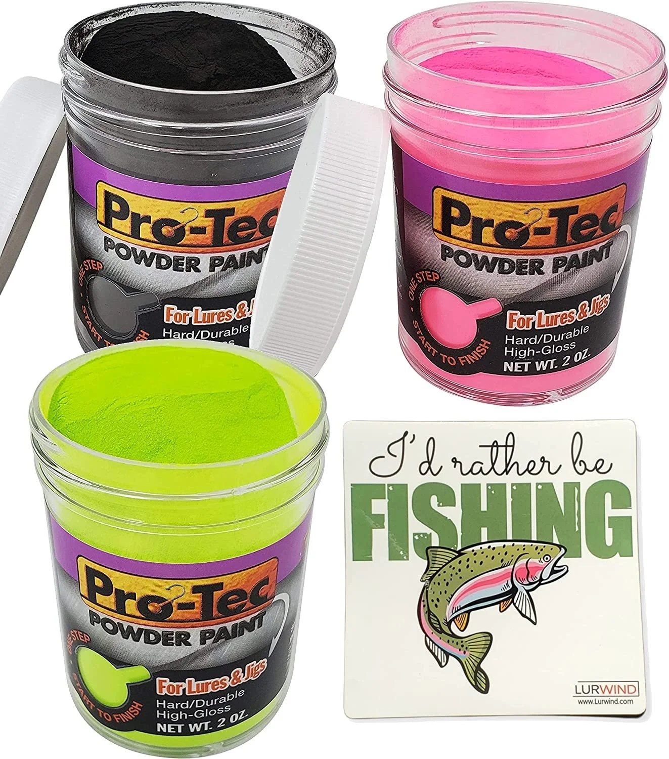 Lurwind ProTec Jigs and Lures Powder Paint, Jig Head Powder Coat Paint