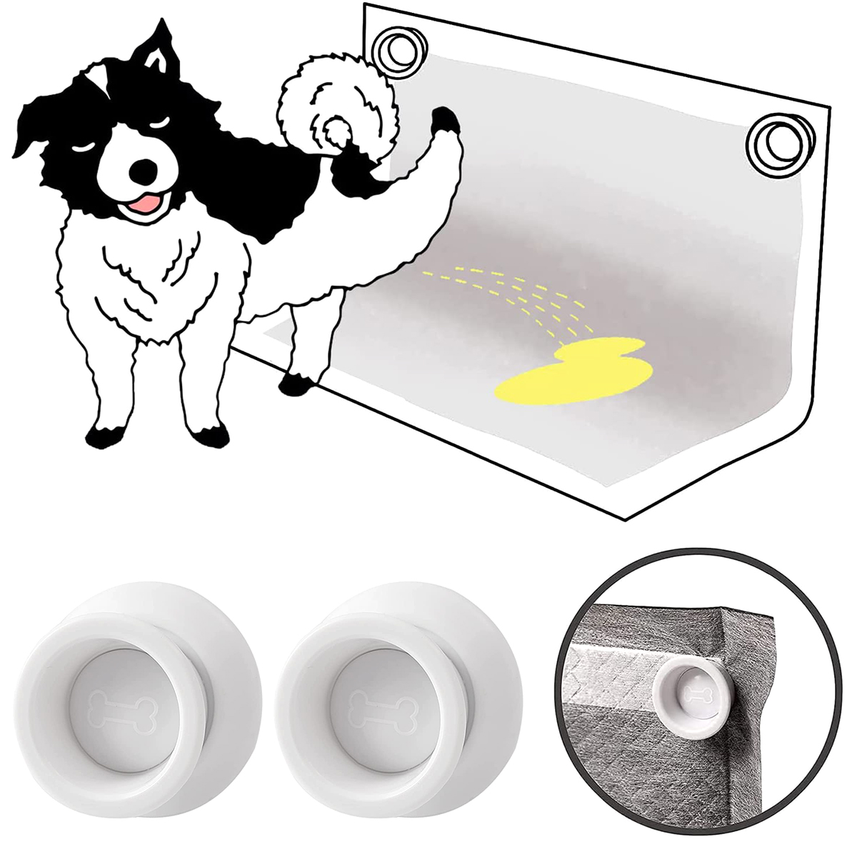 Buy NKTIER 2 Pack Pee Pad Holder For Potty Training Pad