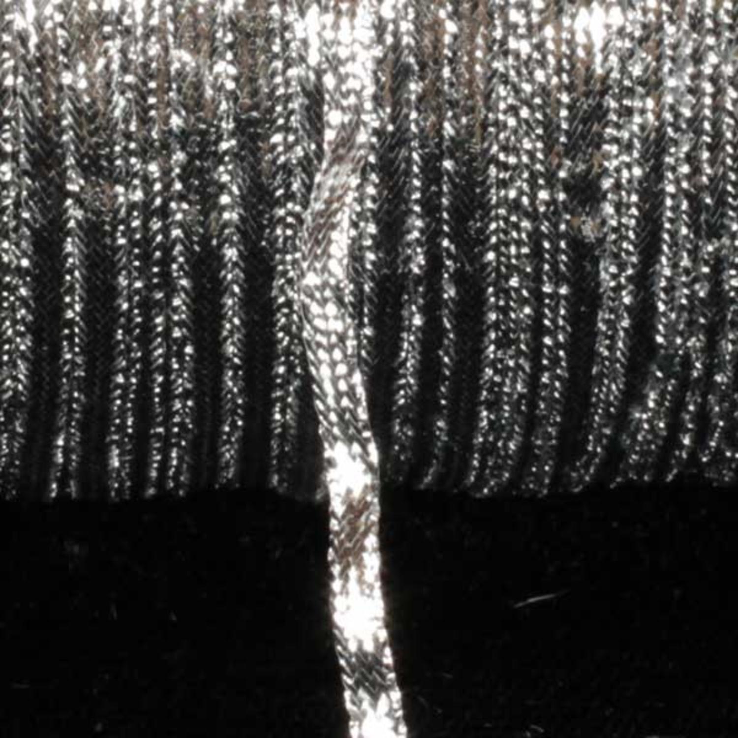 Metallic Silver Braided Trimming 3mm x 436 Yards