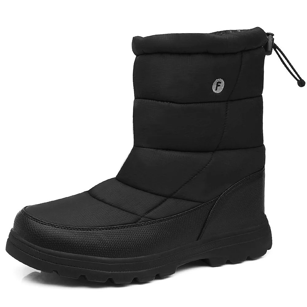Warm Snow Boots Mid Calf Snow Boot Women Men Winter Warm Boots with