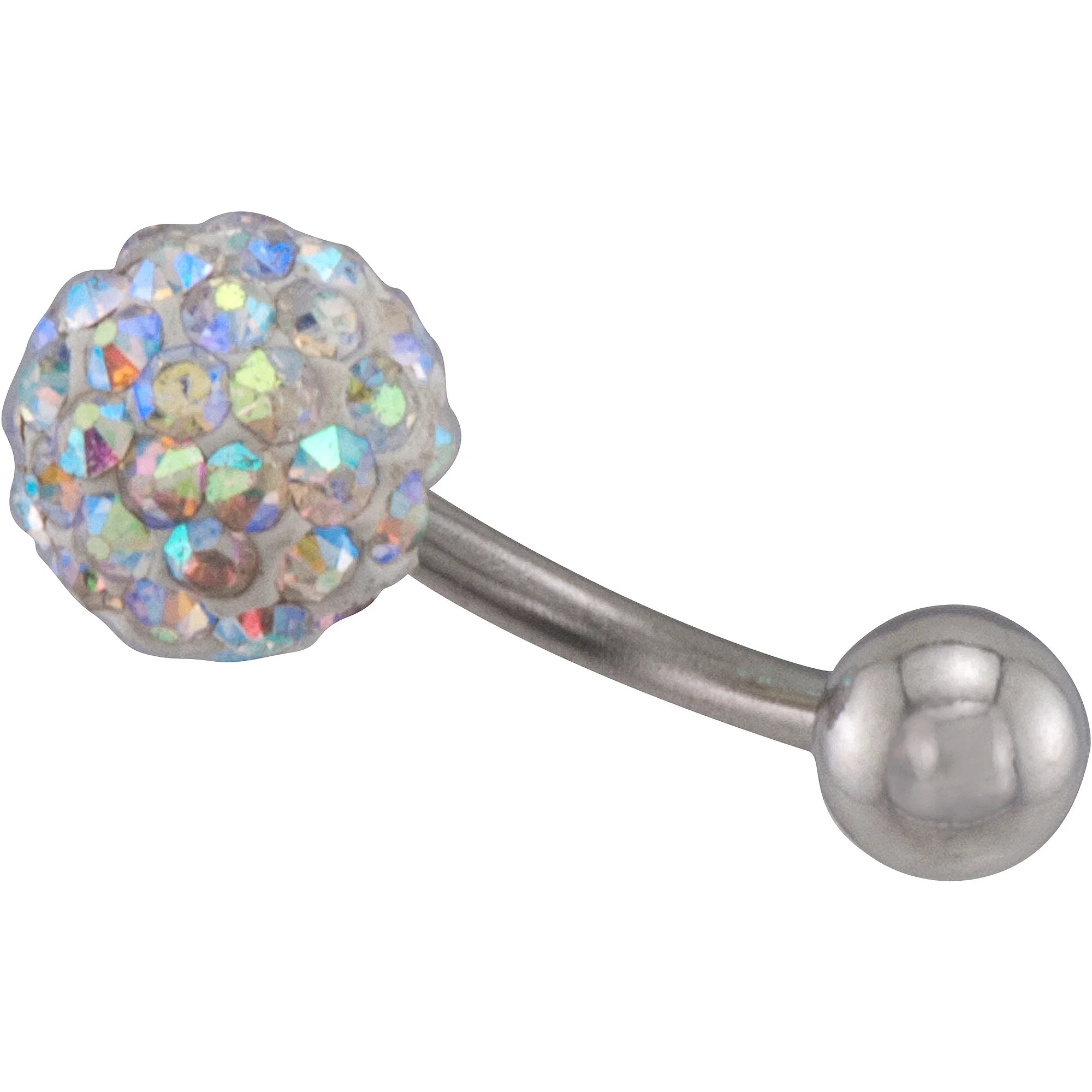 Body Jewelry Body Jewelry 14G Lead Crystal Belly Ring