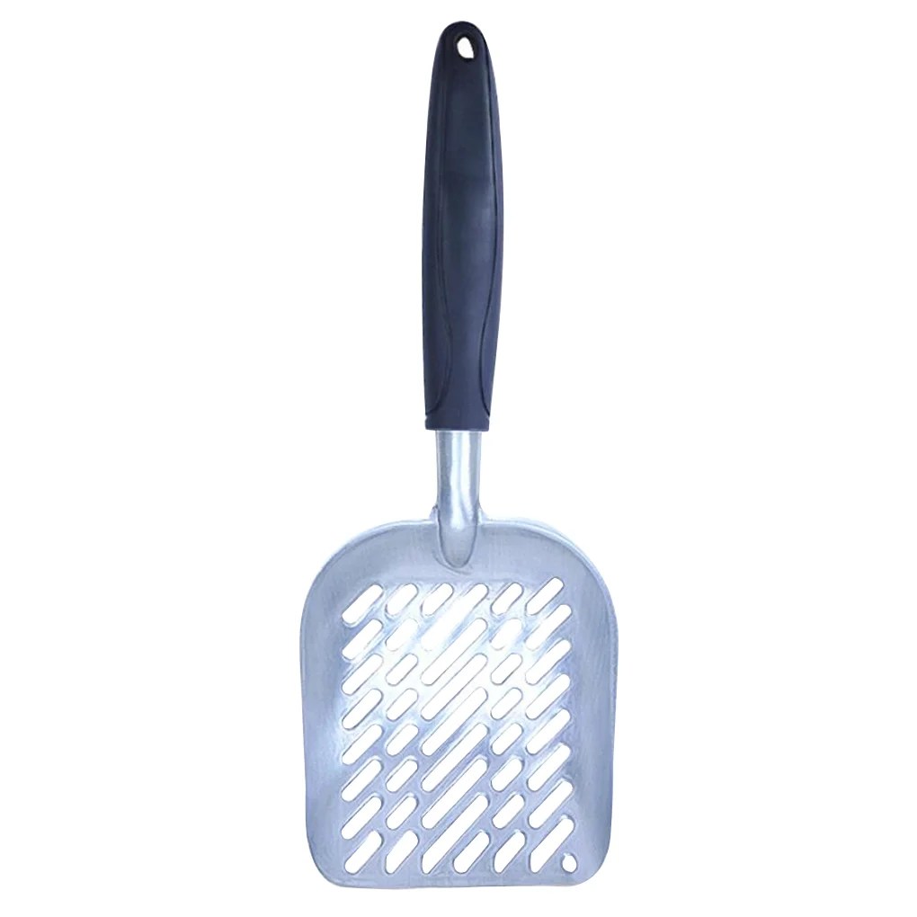 Poop Spoon Metal Pet Waste Cleaning Tool Portable Hand Held Poop Removal Tray Pet Cleaning