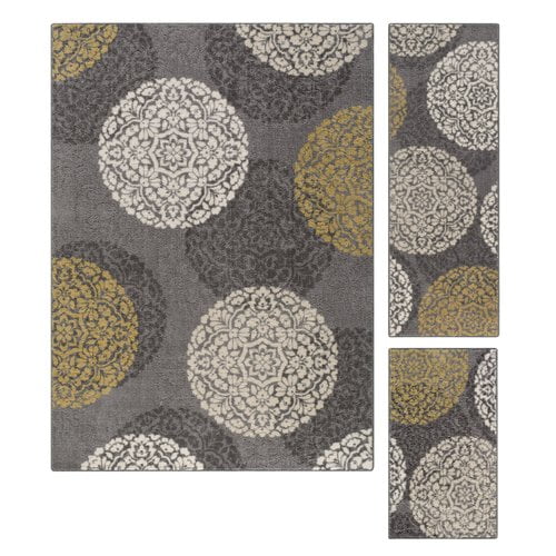 Better Homes & Gardens Overlapping Medallions 3Piece Area Rug Set