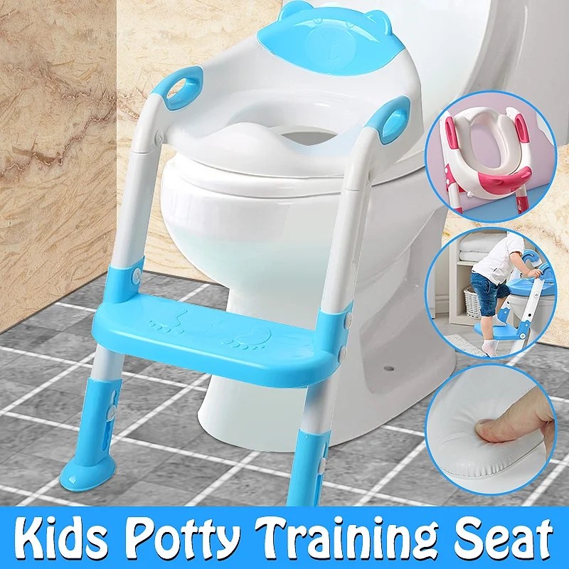 Besthls Potty Training Ladder Seat with Step Stool Ladder for Kids Boys