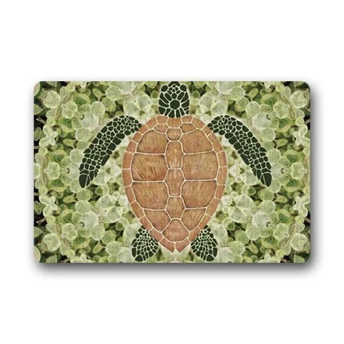 WinHome Sea Turtle Doormat Floor Mats Rugs Outdoors/Indoor Doormat Size 30x18 inches