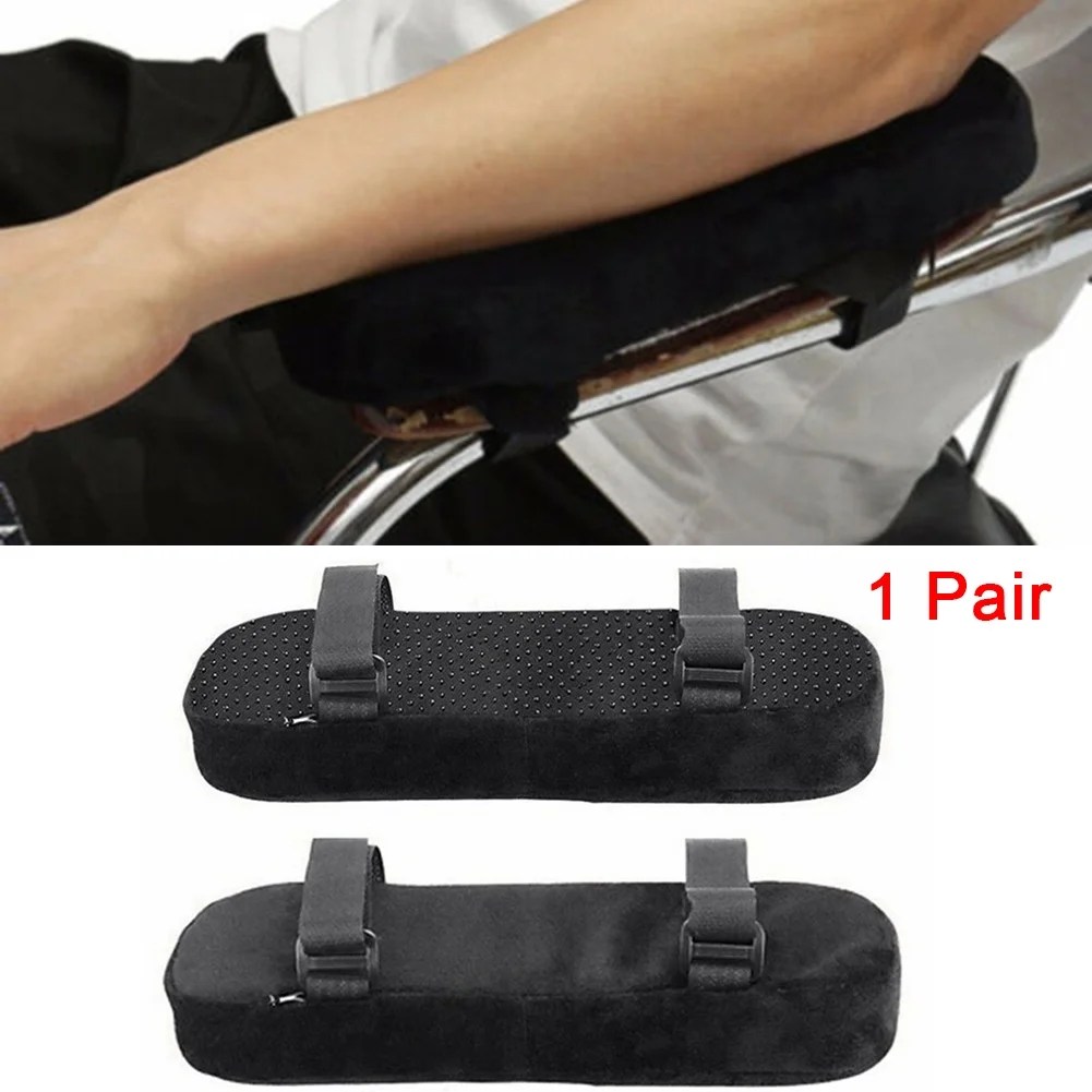 2PCS Armrest Pad Arm Rest Cover Armrest Cushion Pad Office Chair Arms