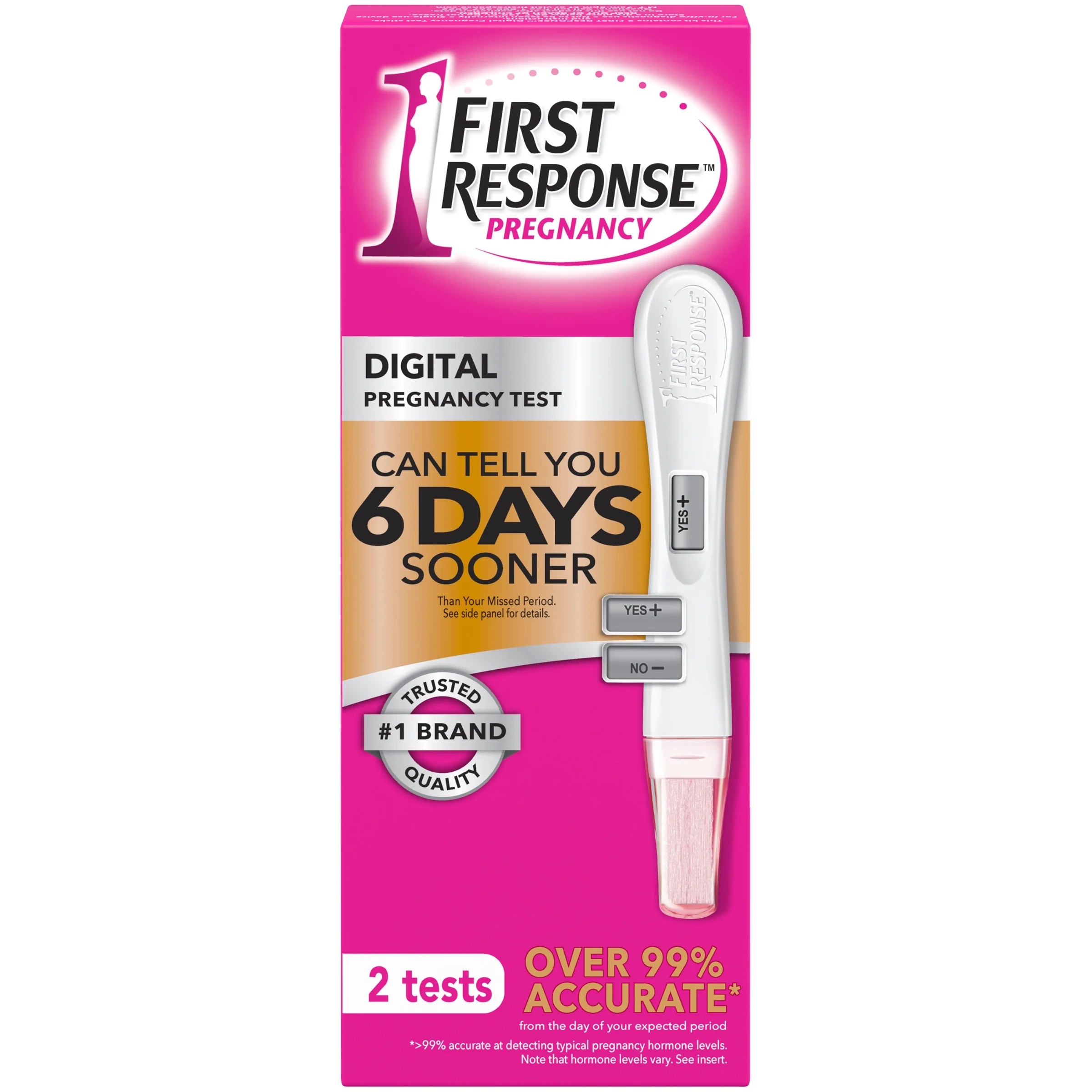 First Response Gold Digital Pregnancy Test, 2 Pack