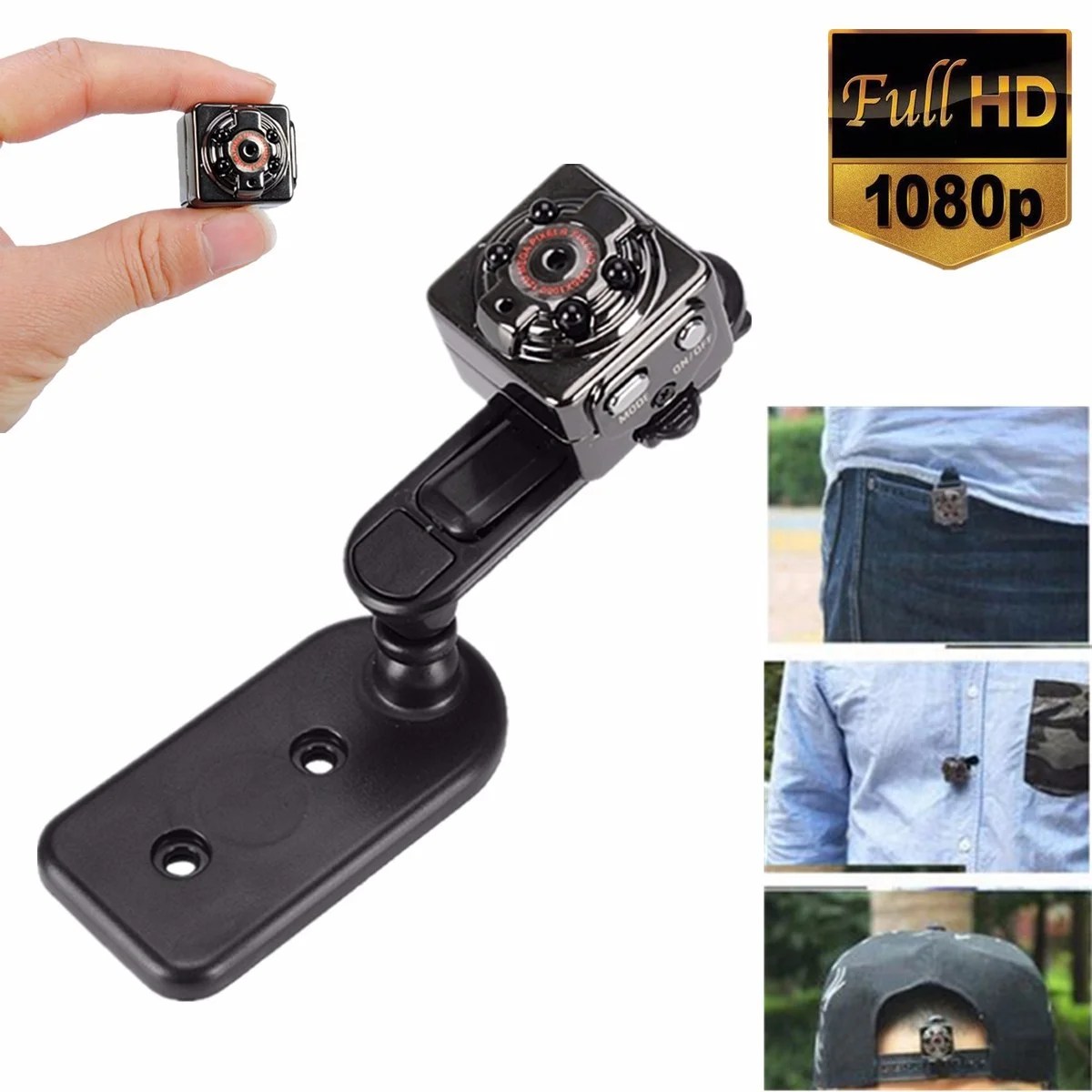 SQ8 Mini Camera FHD 1080P 12MP Camcorder Night Vision IR Sports DV with