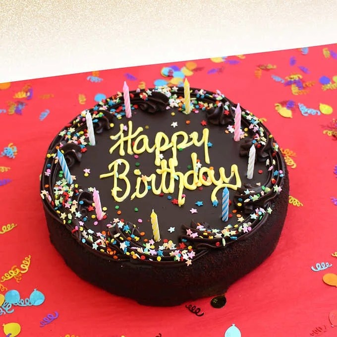 David'S Cookies Chocolate Fudge Birthday Cake, 4.5 Lbs
