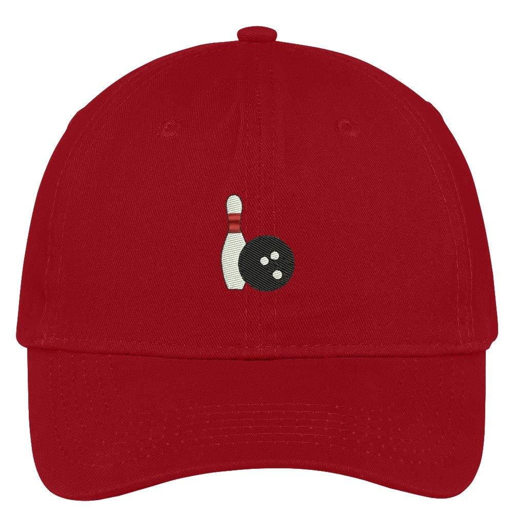 Trendy Apparel Shop Bowling Ball and Pin Embroidered Soft Low Profile