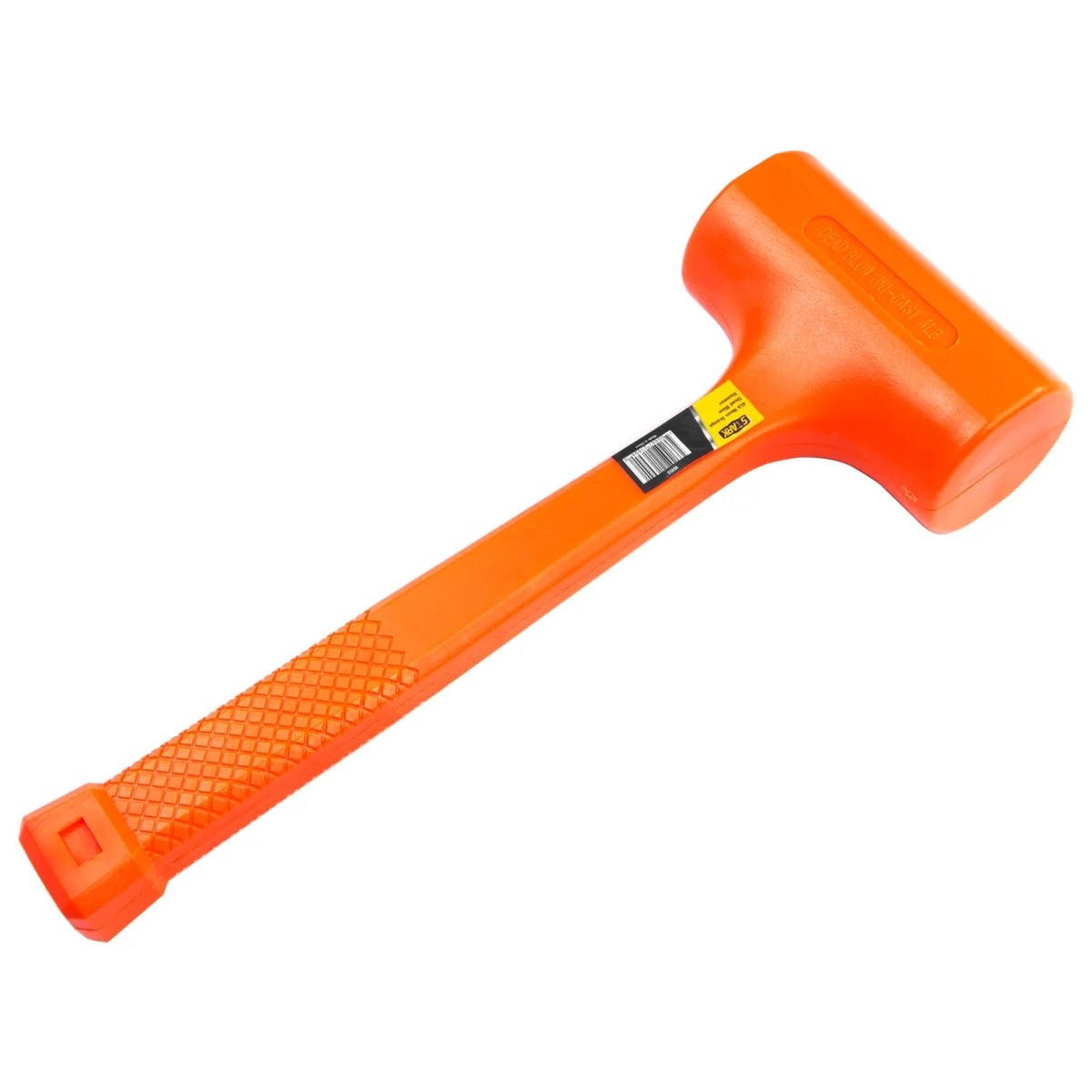 Stark 4Pounds Dead Blow Hammer NonSlip Hammer with 4lbs Head, Orange