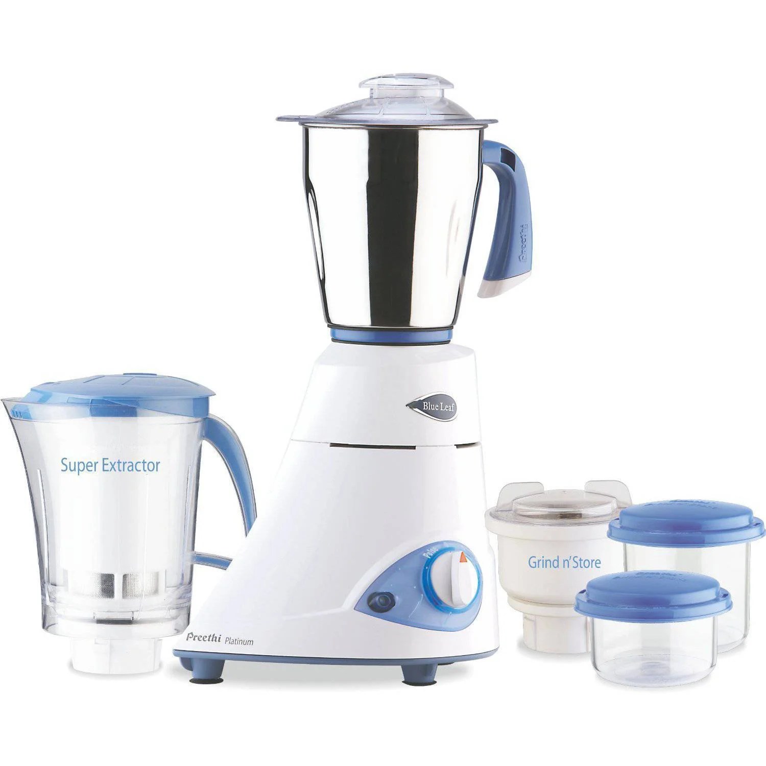 Preethi Blue Leaf Platinum Mixer Grinder, 110Volts, 24 fl oz Walmart