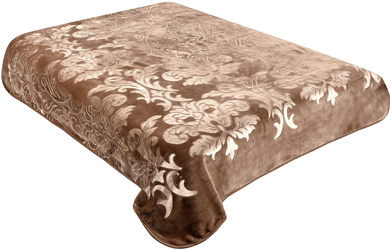 Townhouse Super Soft Floral Embossing Weighted Blankets Beautiful Solid