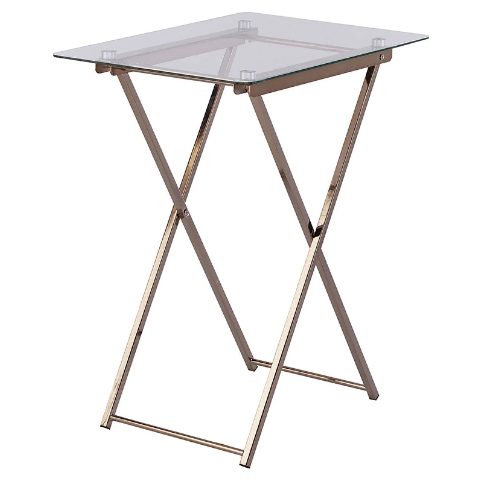 Southern Enterprises Meridino Folding Tray Table