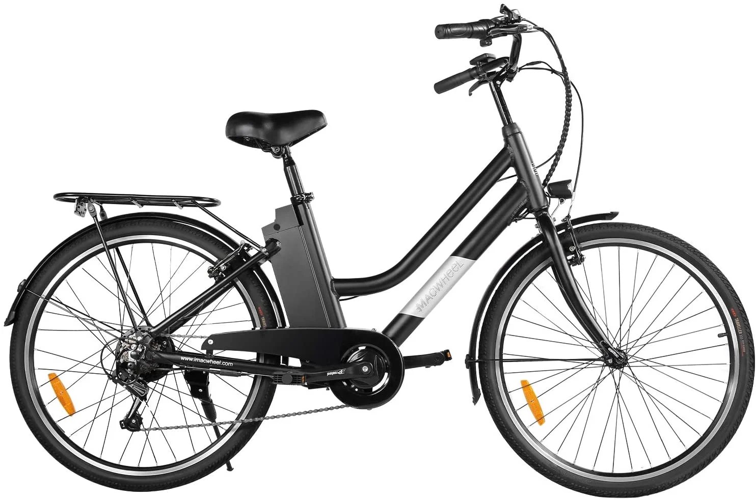 Macwheel 26" Electric Bike, Electric Commuter Bike Max Speed 15.5 Mph