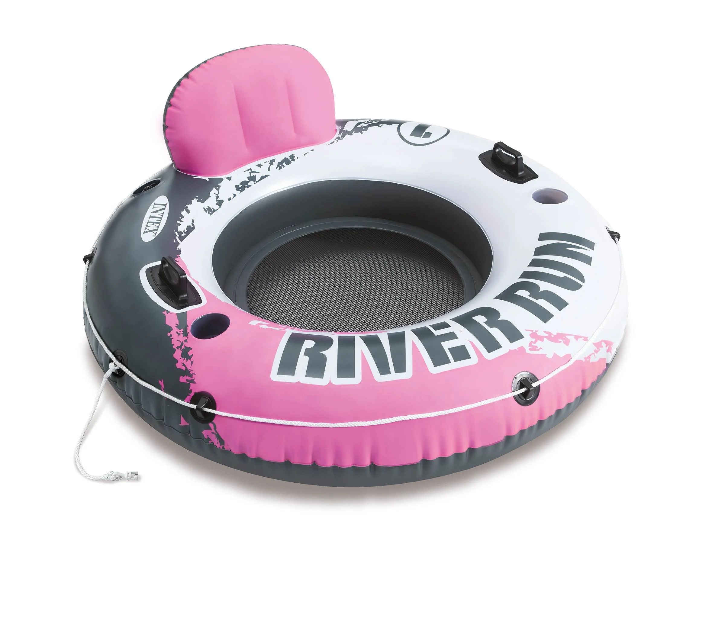 Intex River Run I Inflatable Water Lounge Tube 1Person, Pink 58828EP