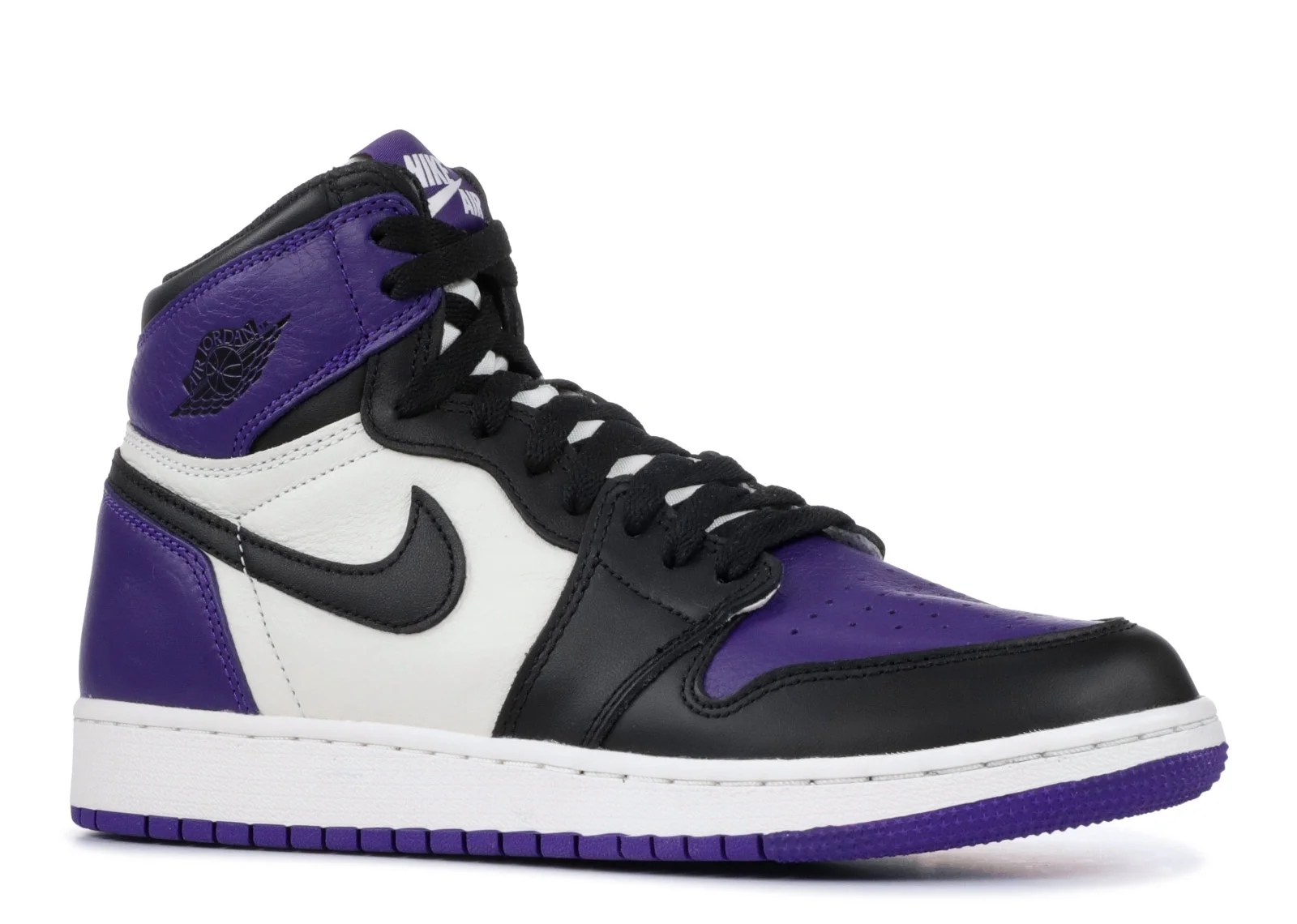 Air Jordan Kids Air Jordan 1 Retro High OG GS Court Purple Sail Black