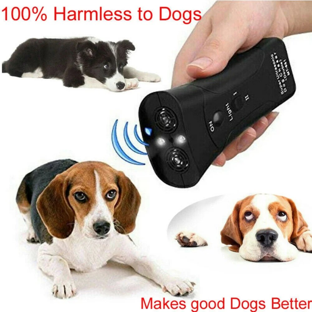 Manfiter Ultrasonic Dog Trainer Device Electronic Dog Deterrent/Dog