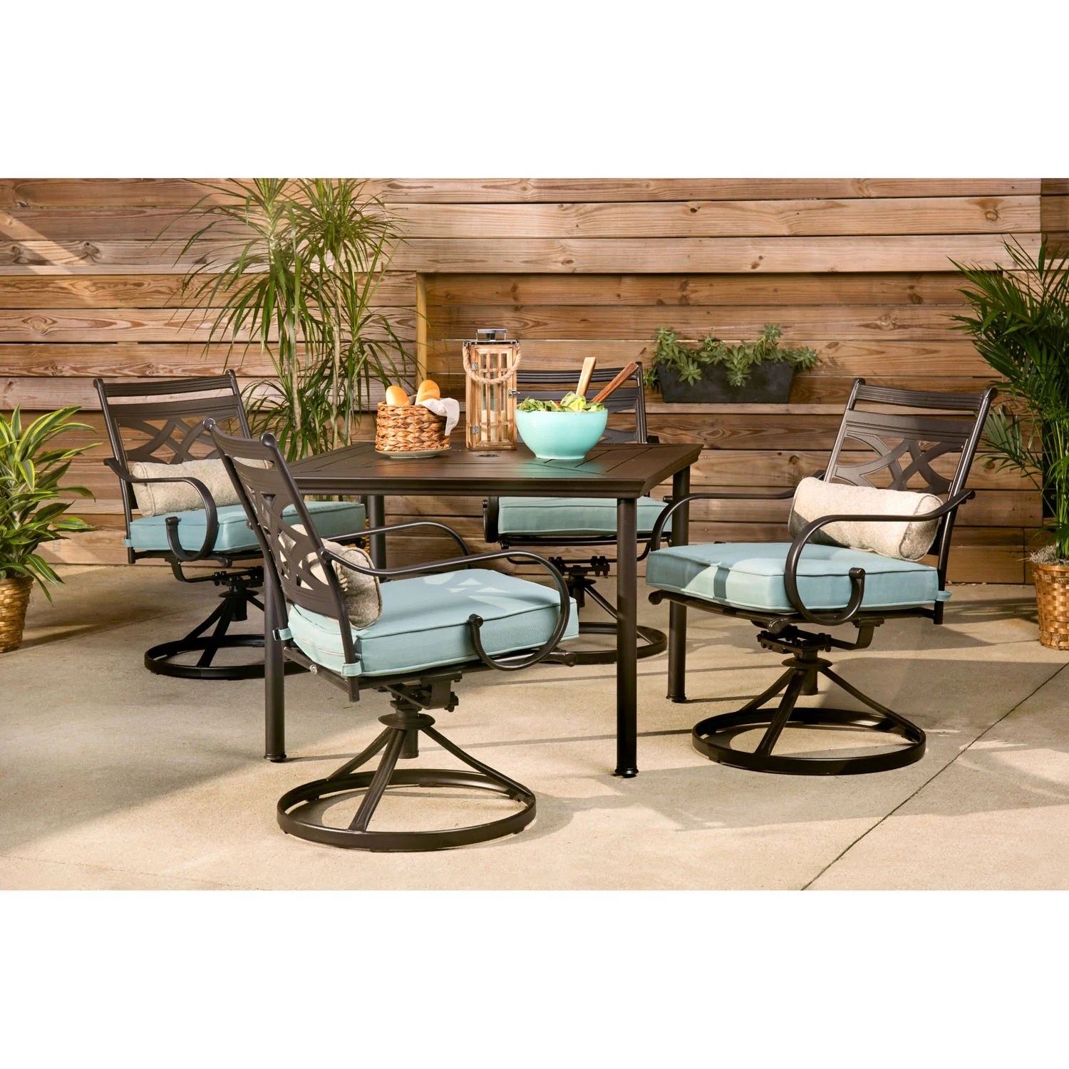Hanover Montclair 5Piece Patio Dining Set