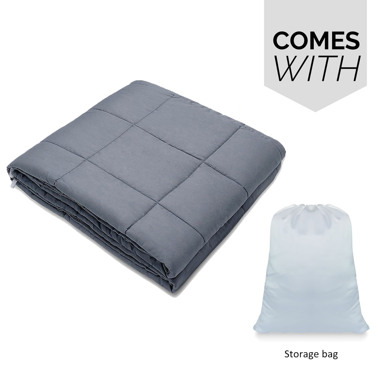 Weighted Sensory Blanket for Adults, 60"x80", 20 lbs for 150200 lbs